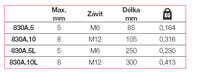 
RÁČNOVÉ VRATIDLO 105 MM 830A.5
