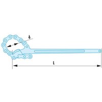 
NEJISKŘ.LEHKÝ ŘETĚZOVÝ KLÍČ DO PR.100 MM 136A.2SR
