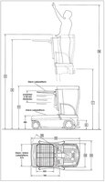 
Pojízdný vozík Gorila dosah 5000mm Gorilla7
