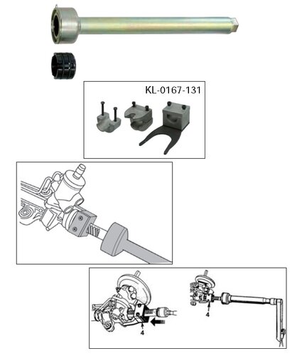 
Montagewerkzeug-Satz f#r Zahnstange Renault KL-0167–151
