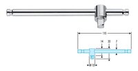 
POSUVNÉ VRATIDLO 1/4 R.120A
