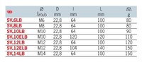 
DLOUHÁ ZÁSTRČ. HLAVICE 1/2 XZN M6 SV.6LB
