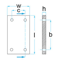 
vhodné pro: MAHA gumová kostka GK40/35-VG
