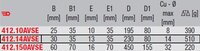 
KLEŠTĚ NA STŘIH KABELŮ 1000 V CU-AL 14MM 412.14AVSE
