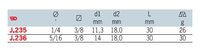 
HLAVICE 3/8 NA BITY 5/16 J.236
