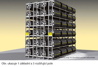 
Reg.na pneu blok Y prodloužení, 6 polic Block-AF6Y
