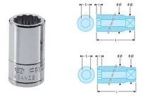 
HLAVICE 1/4 6HRAN 13/32 R.13/32
