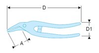 
PŘÍMÉ NŮŽKY NA PLECH 30 CM 884.30
