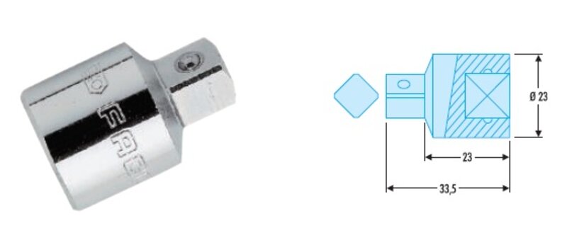 
ADAPTÉR 1/2 NA 3/8 S.230
