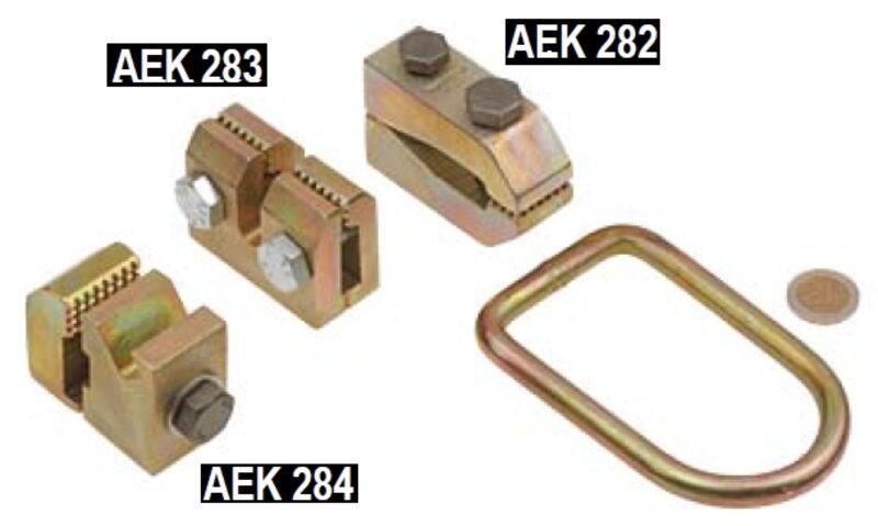 
3ks klem + tažný kruh AEK28
