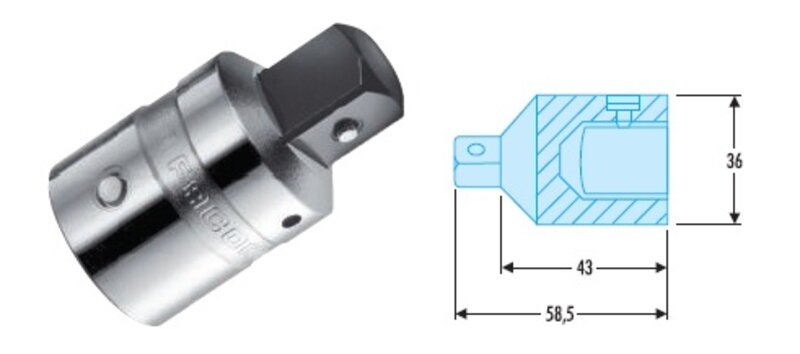 
ADAPTÉR 3/4 NA 1/2 K.230B
