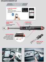 
BLUETOOTH MOMENTOVÝ KLÍČ 3/8 13,5 – 135 NM E.516ST-135PB
