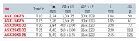 
ŠROUBOV. PROTWIST TORX 10X75 ASX10X75
