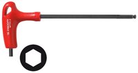
ZÁSTRČNÝ 6HRANNÝ T-KLÍČ ERGO S KULIČKOU 10 MM 84TZS.10
