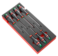 
7DÍLNÁ SADA ŠROUBOVÁKŮ V PĚNOVÉM MODULU MODM.ATXR
