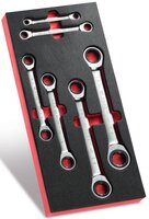 
SADA RÁČNOVÝCH KLÍČŮ 64 1/4„-15/16“ V PĚNOVÉM
MODULU MODM.64JU6
