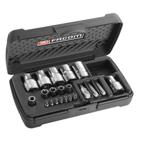 
SADA TORX NÁSTRČNÝCH HLAVIC A ZÁSTRČNÝCH BITŮ RSX.19B
